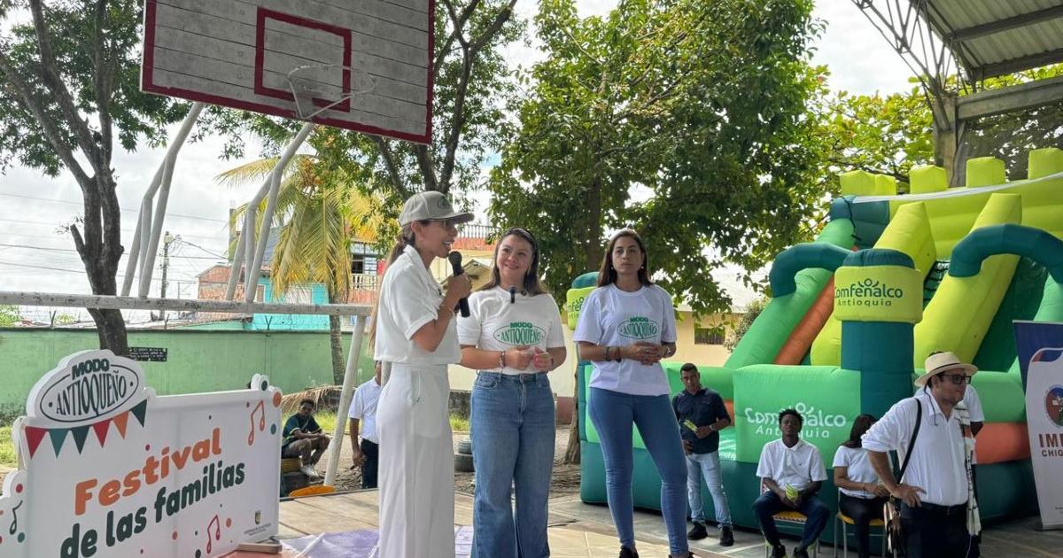 Más de 500 niñas y cuidadores de Urabá participaron del Festival de las Familias