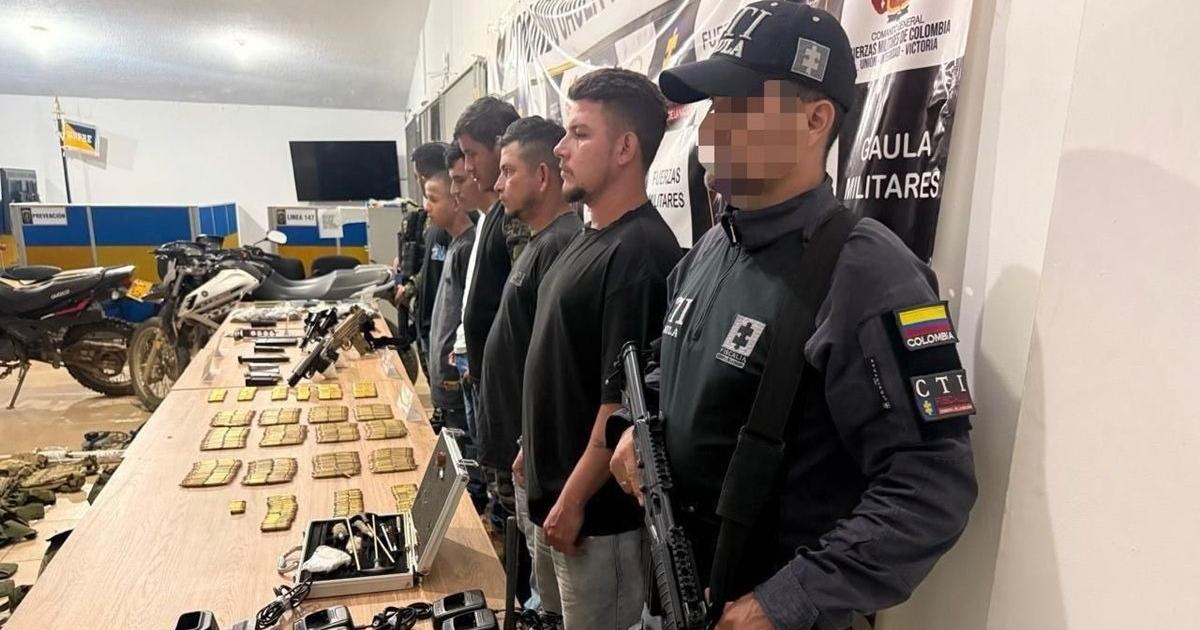 Cayeron seis presuntos integrantes del Clan del Golfo en Antioquia