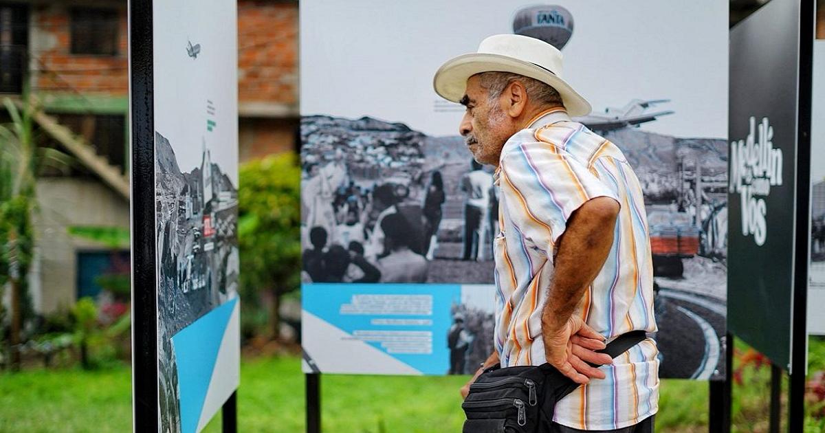 Con exposición itinerante, el barrio Loreto de Medellín se convierte en un escenario de memoria