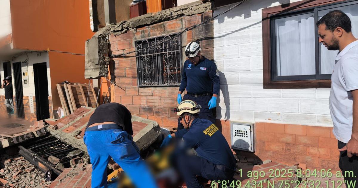 Colapsó el balcón de un apartamento en Rionegro; su dueño se salvó de milagro