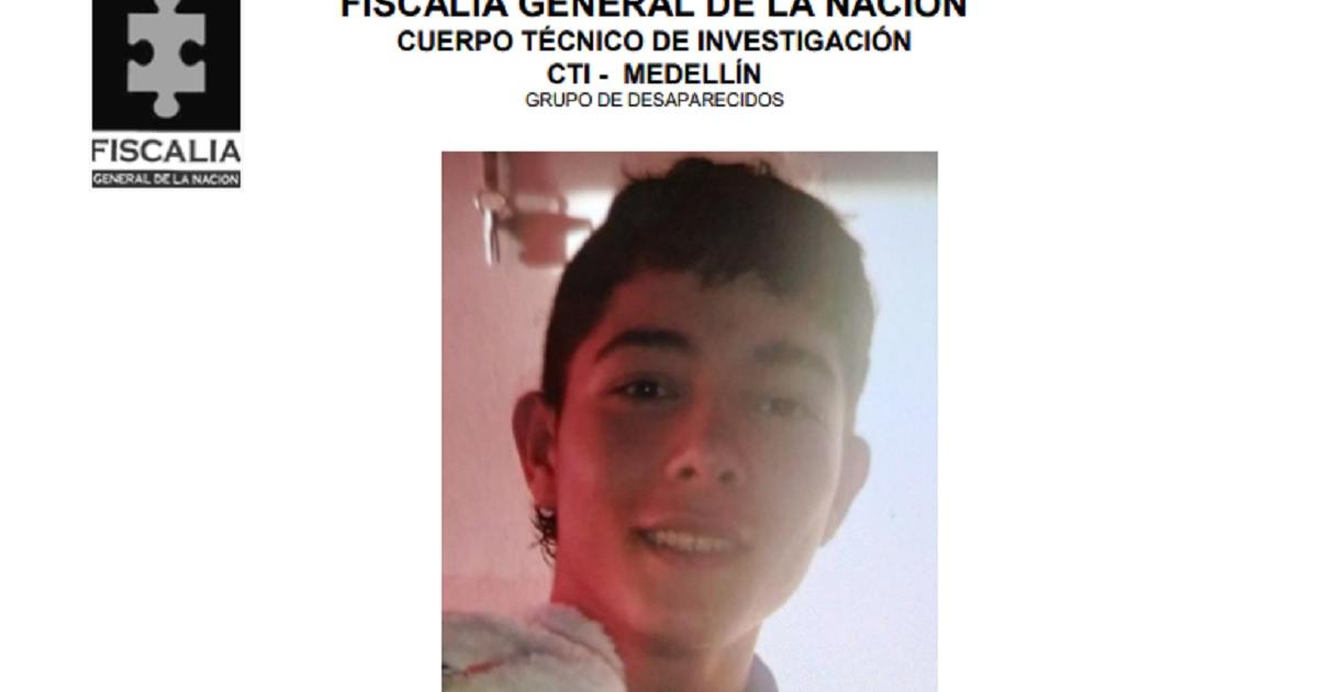 Buscan a adolescente desaparecido en Caldas, Antioquia