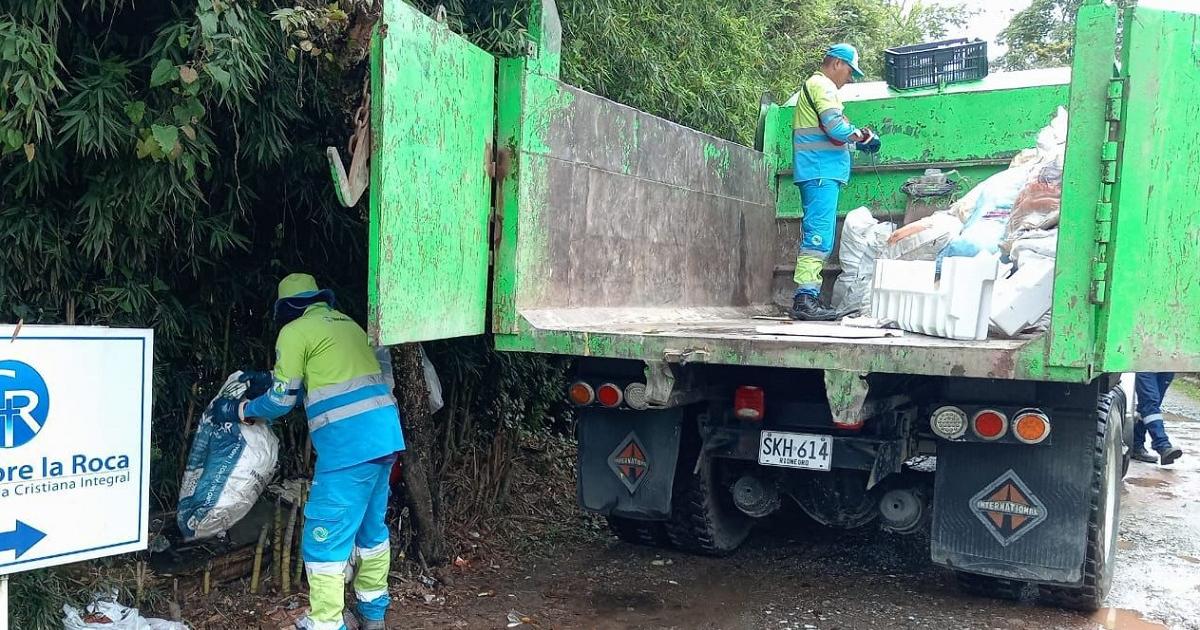 Autoridades recogieron 20 toneladas de residuos especiales en zonas críticas de Rionegro