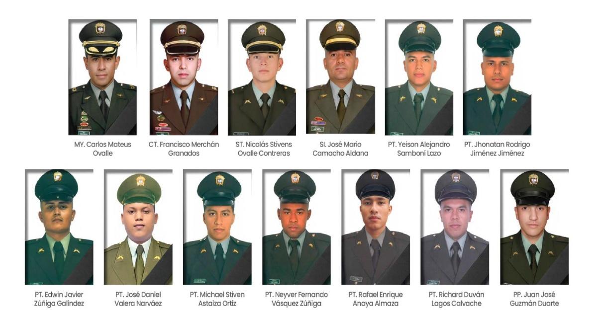 Familiares de policías asesinados en Amalfi, estarán presentes en homenaje que Antioquia les hará a las víctimas