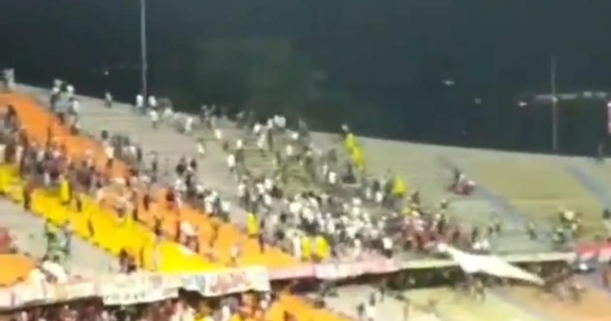 Dos heridos y siete capturados tras los disturbios en el partido de Copa Libertadores en Medellín