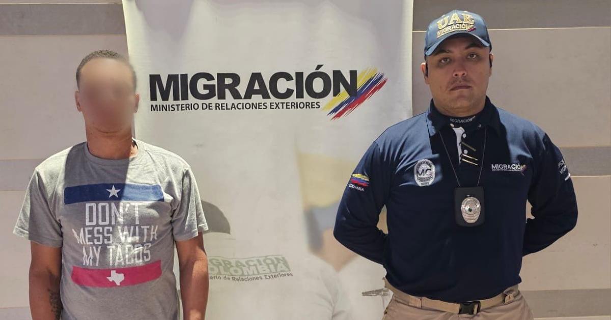 Dominicano es expulsado de Colombia tras intentar salir con papeles falsificados