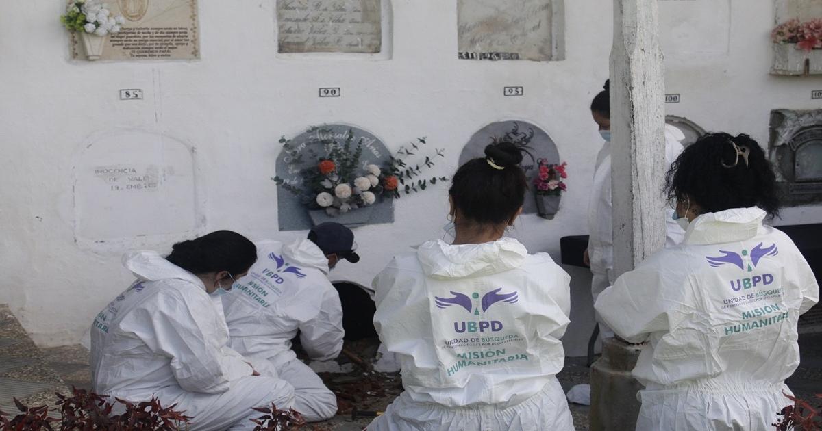 Hasta el 30 de agosto la UBPD realizará la segunda fase de intervención forense en el cementerio de Santo Domingo