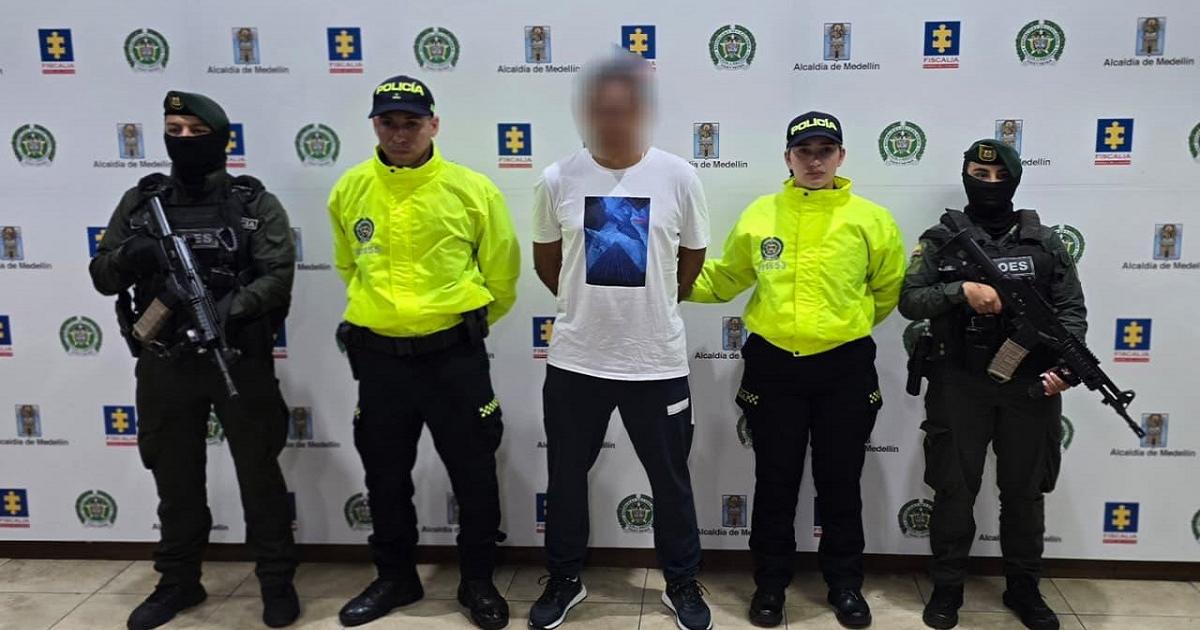 Cayó alias ‘Jota’ en El Poblado, señalado de mantener vínculos con carteles extranjeros