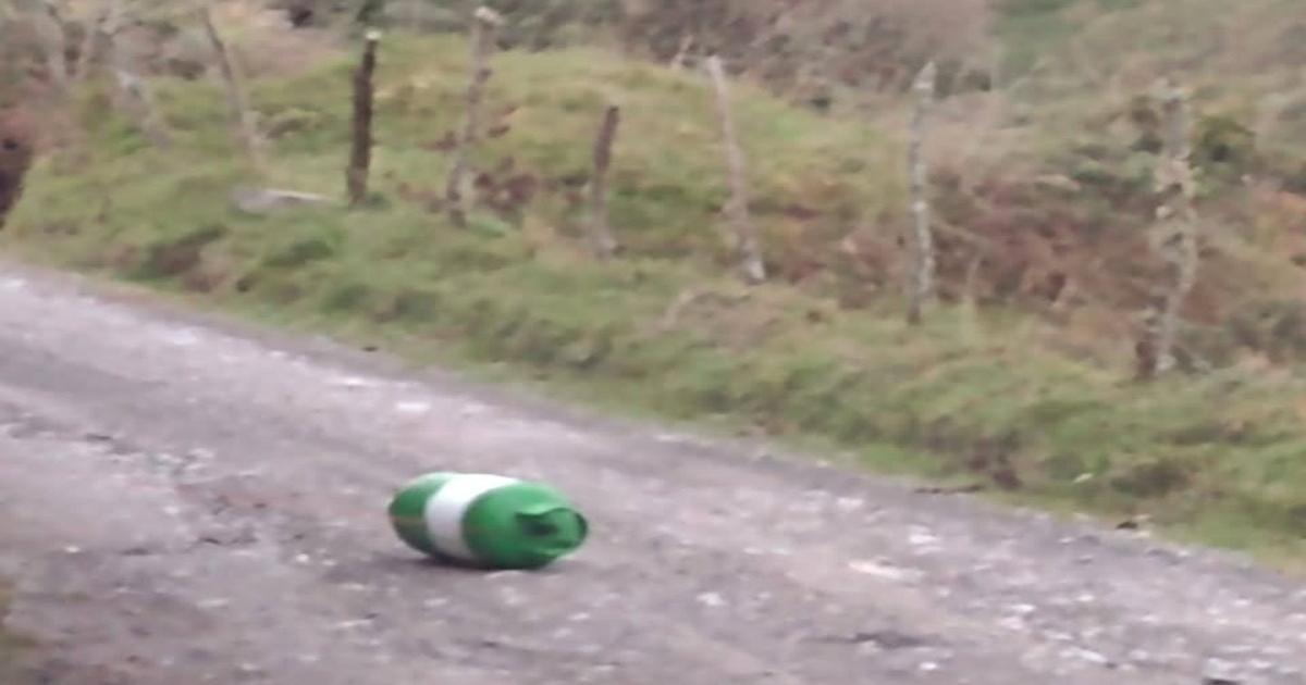 Cilindro abandonado y enfrentamientos entre grupos armados afectan la tranquilidad del norte de Antioquia