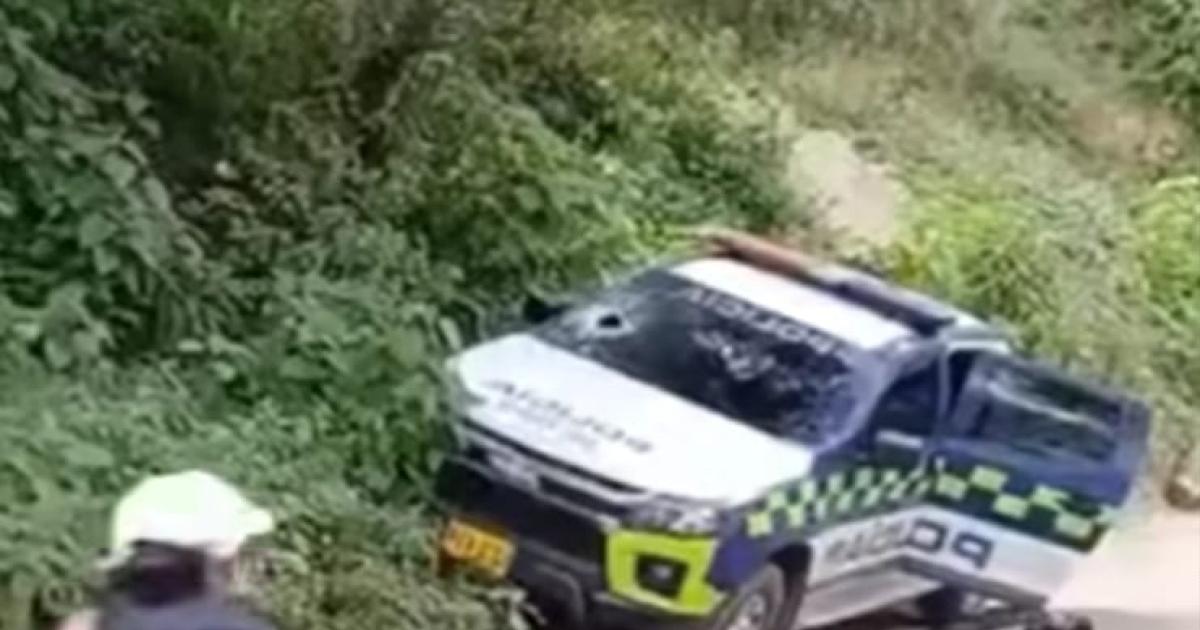 Un uniformado de la Policía herido deja ataque a patrulla en Buriticá