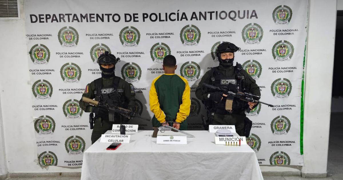 En Ciudad Bolívar, capturan a temido sicario de "Carne Rancia" tras recientes homicidios