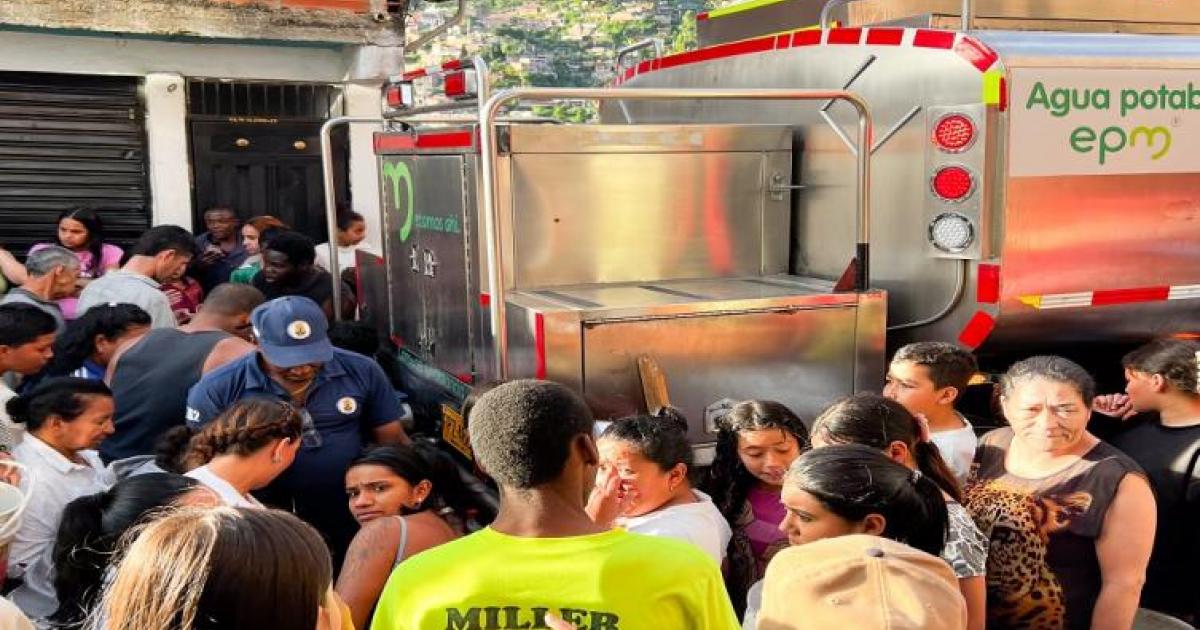 Carrotanques de EPM: El plan para abastecer a más de 1 millón de personas sin agua en Bello, Copacabana y Girardota