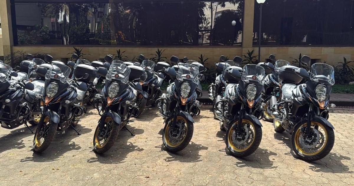 Para incrementar las capacidades operativas en Antioquia, la Séptima División del Ejército recibió 24 motocicletas