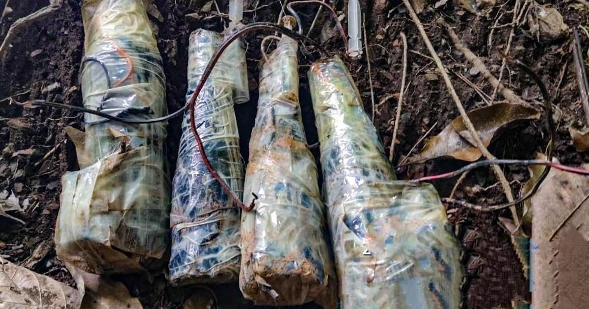 Ejército destruyó 35 artefactos explosivos con los que pretendían afectar a la tropa y campesinos en Ituango