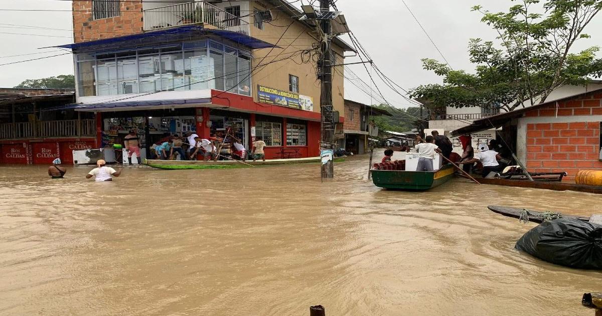 1200 familias y 15 municipios se encuentran afectados por cuenta de la ola invernal en Chocó
