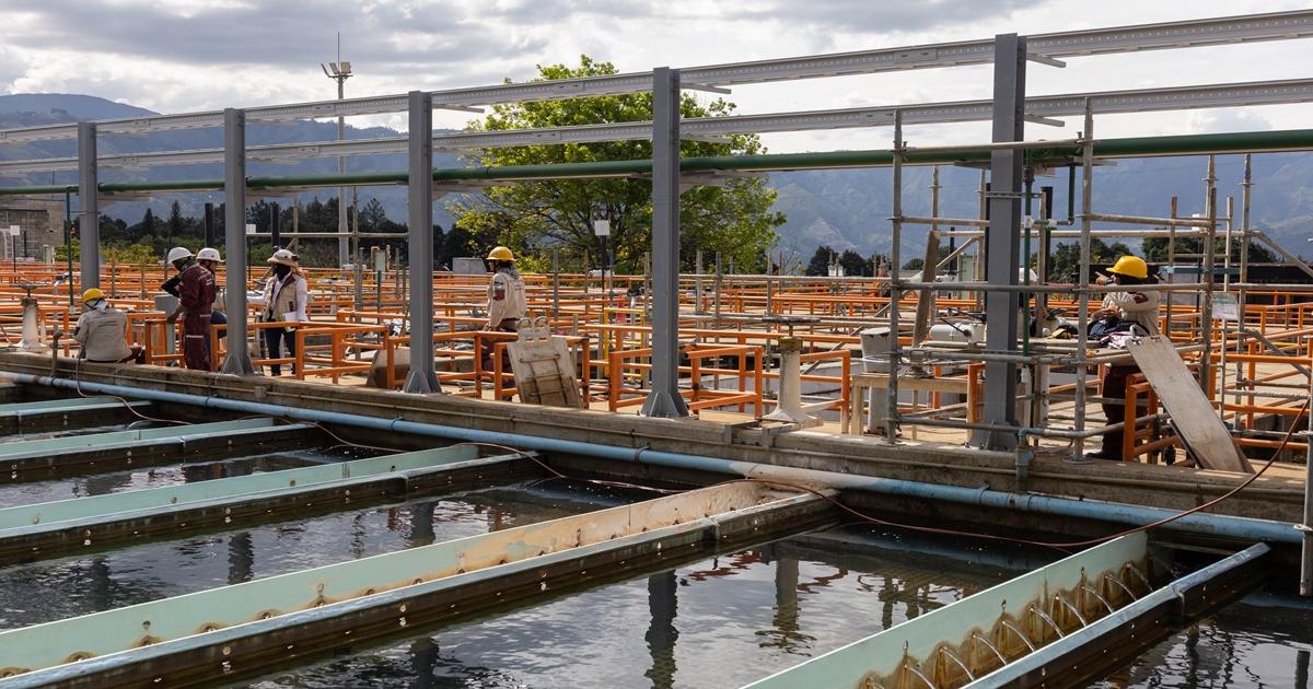 Modernización de la planta de tratamiento Manantiales avanzan en más del 30%
