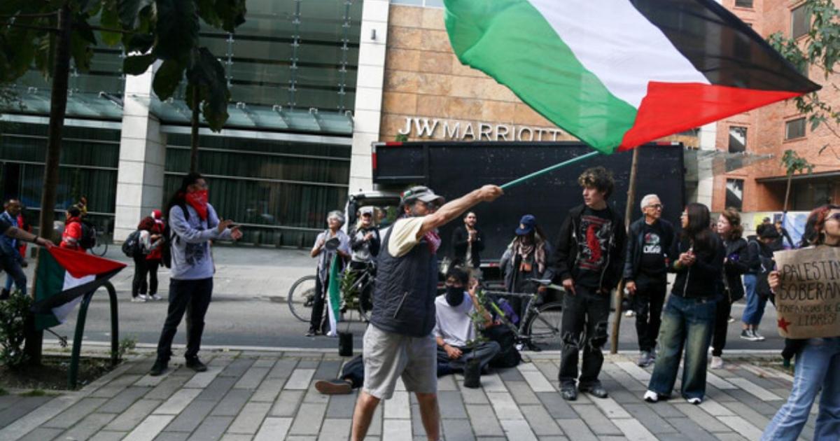 Medellín se prepara para la marcha pro Palestina: Alcaldía instaló Puesto de Mando Unificado
