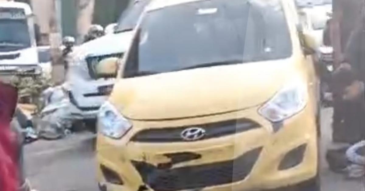 Le quitaron la cruceta a un taxista y lo apuñalaron en el cuello en Medellín