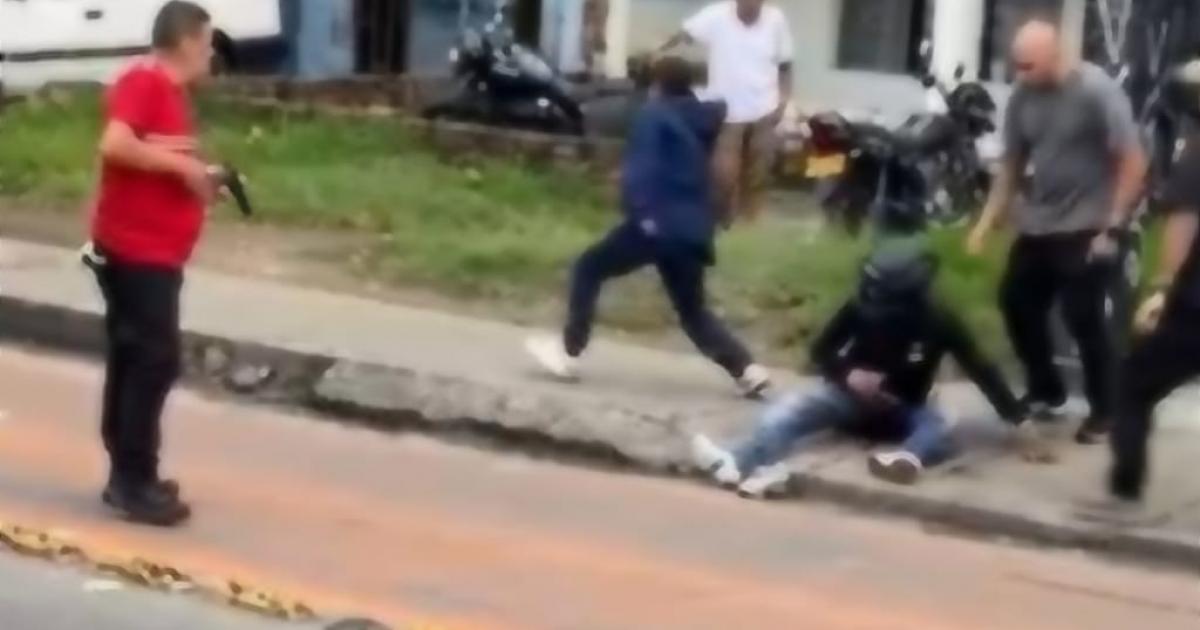 Funcionario del CTI disparó y capturó a fletero en el barrio Guayabal de Medellín