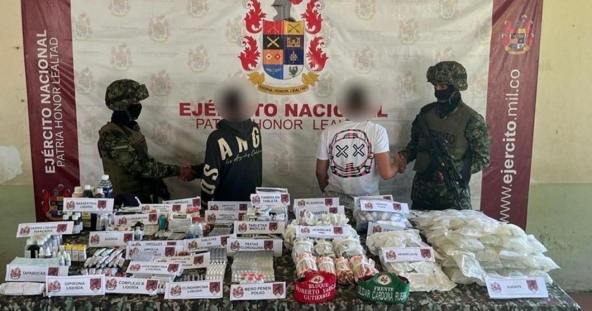 Ejército desmanteló hospital clandestino del Clan del Golfo en El Bagre; medicamentos costaban más de $190 millones