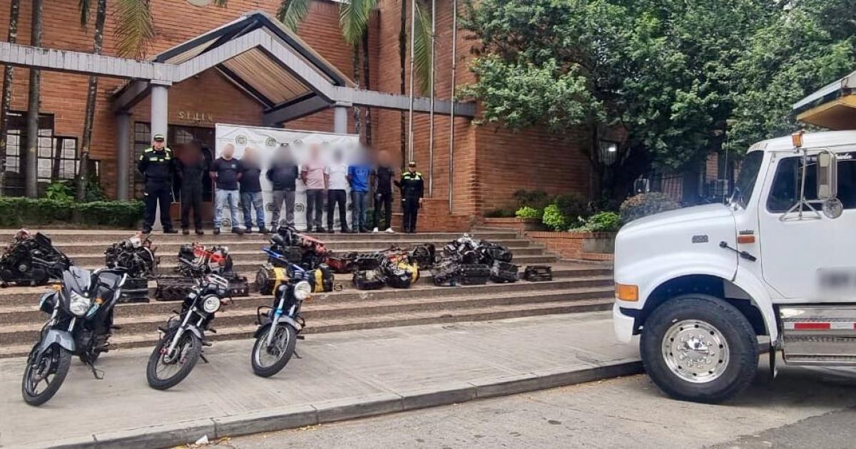 Operativos en Barrio Triste: 10 allanamientos, 8 capturas y 4 vehículos recuperados en el centro de Medellín