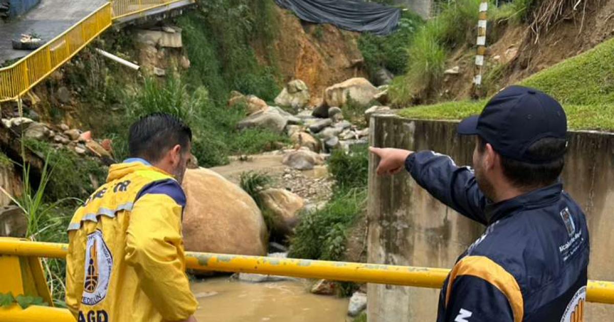 115 llamadas por lluvias en Medellín: Belén y Laureles, las comunas más afectadas; siguen siendo monitoreadas