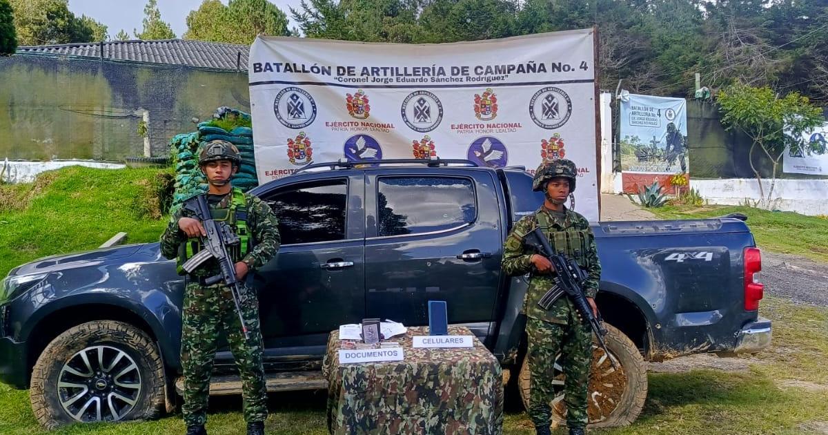 En cruce de disparos terminó señal de pare de militares a un vehículo, en el norte de Antioquia