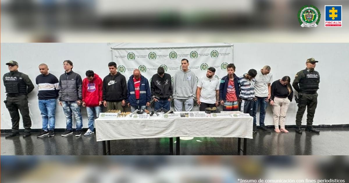 Cayó banda ‘La 260’: extorsionaba y secuestraba domiciliarios en el noroccidente de Medellín