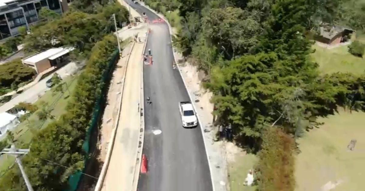 Inició la intervención en la vía Autopista – San Luis afectada por pérdida de banca