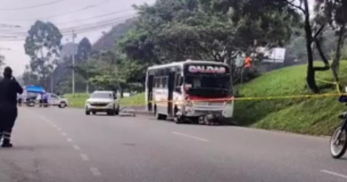 Tragedia vial: Un muerto y un herido dejó siniestro en Sabaneta, Antioquia