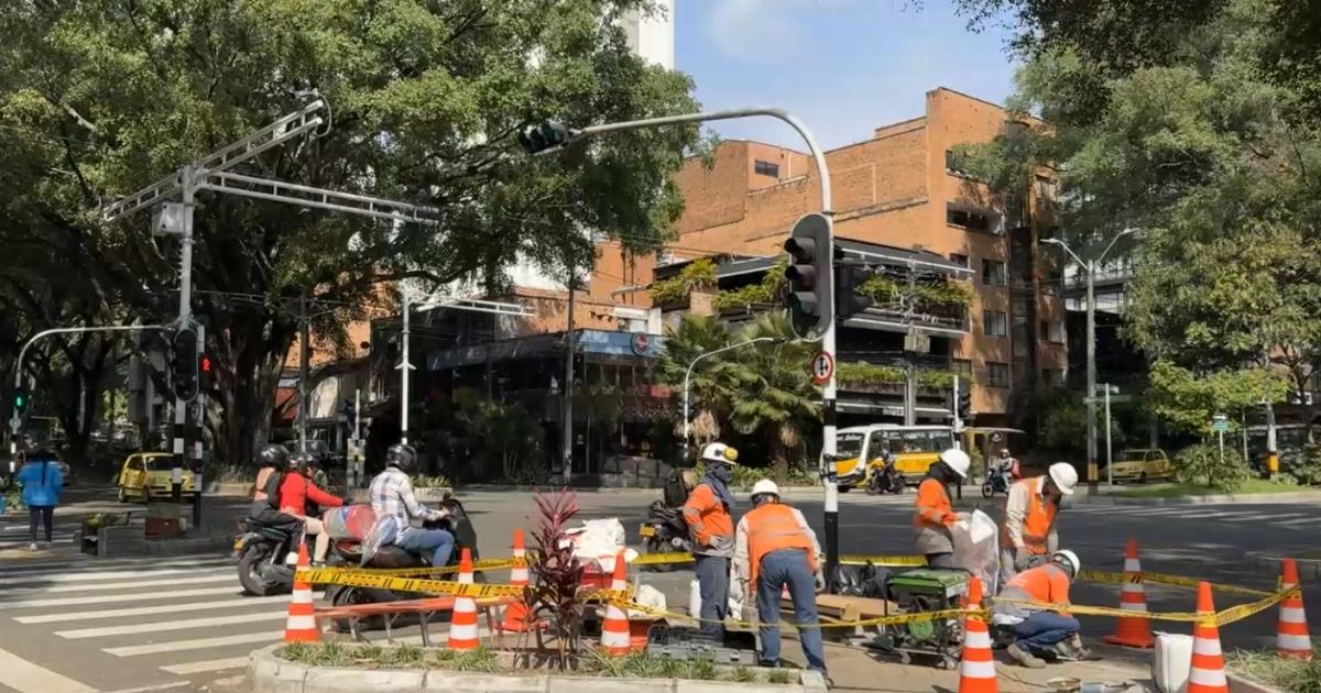 Con una inversión de $3.500 millones, modernizan 97 cruces y vías de Laureles para más seguridad vial