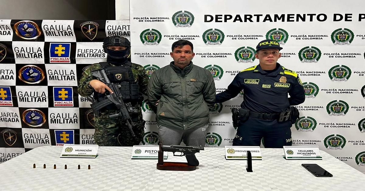Capturan a alias “Richard”, señalado de los homicidios del concejal de San Andrés de Cuerquia y dos uniformados del Ejército