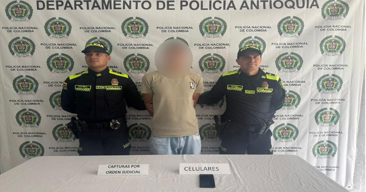 Capturado 'Care Vieja', cabecilla urbano de la subestructura Edwin Román del Clan del Golfo, en el occidente de Antioquia