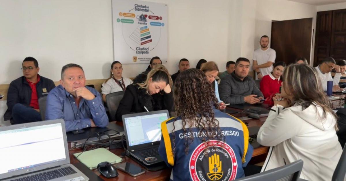 Rionegro activa Comité municipal de gestión del riesgo ante lluvias