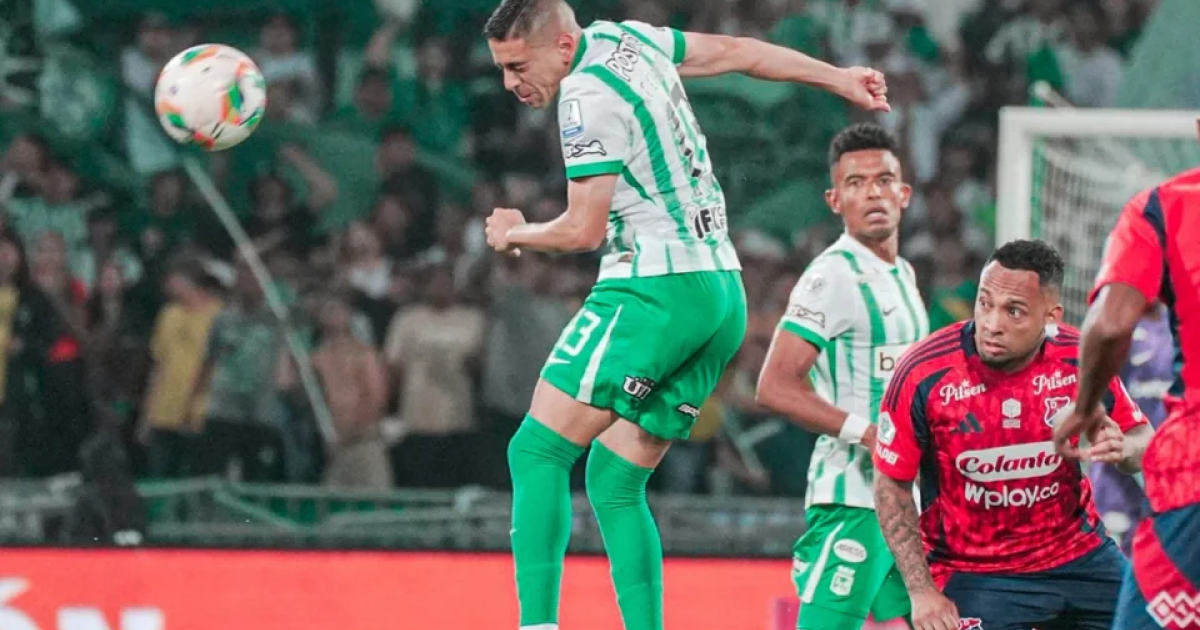Atlético Nacional y Medellín empatan 0-0 en la final de ida de la Copa BetPlay