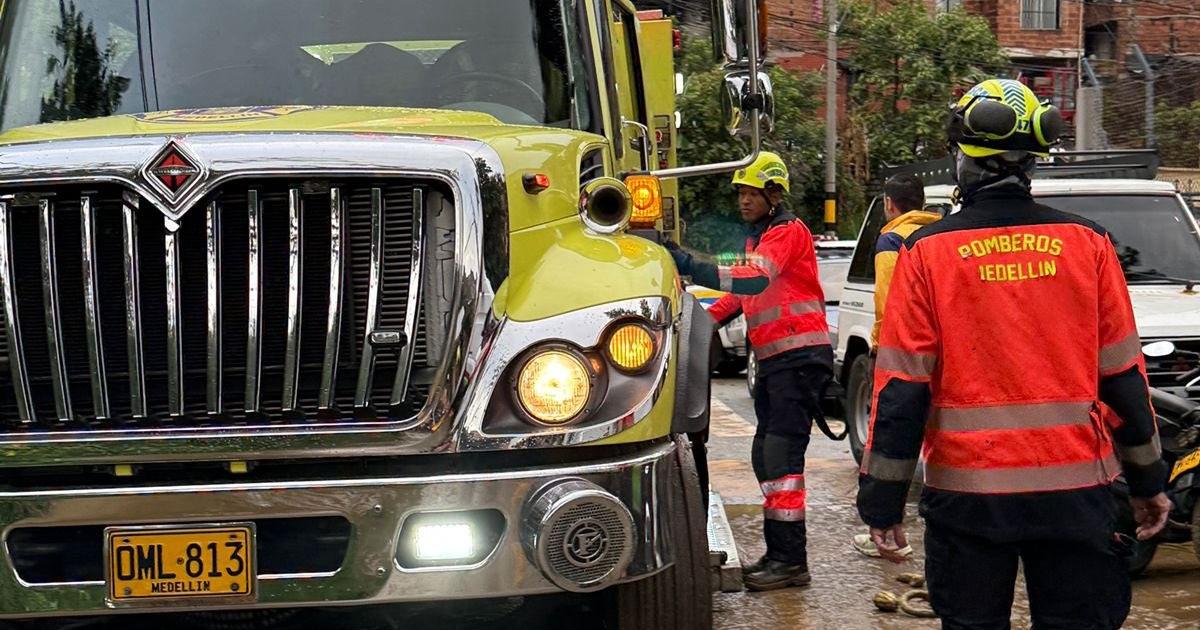 Viviendas inundadas y otras con pérdidas de enseres: balance de lluvias en Medellín