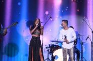 Mike Bahia y Greeicy Rendon cantan 'Amantes' en Miss Colombia