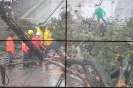 Afectaciones por las lluvias en el Tranvía de Ayacucho.