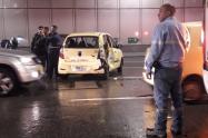 lLa alta velocidad y las fuertes lluvias, son las primeras causas que habrían ocasionado este incidente