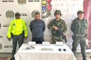 En este operativo un uniformado resultó herido.
