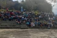 Campesinos desplazados en Ituango, Norte de Antioquia.