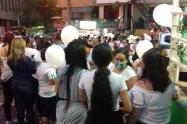 Protesta de las familias de los niños que habrían sido abusados en Medellín.