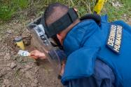 Campesino perdió su pierna en Urrao por mina antipersonal; van 23 víctimas de artefactos explosivos en Antioquia 
