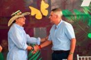 Presidente Gustavo Petro y gobernador de Antioquia Andrés Julián Rendón