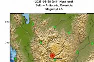 Temblor en Medellín 