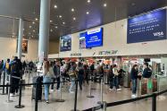 Aeropuerto El Dorado, salidas internacionales, vacaciones, pasajeros, viajeros