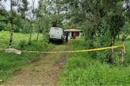 Hombre que trabajaba en cultivo de pinos fue asesinado en la frontera entre Jericó y Andes 