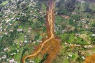 Deslizamiento de tierra en la vereda Granizal de Bello