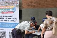 Votación presupuesto participativo Itagüí