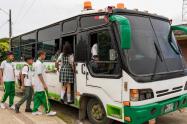 Transporte escolar en Antioquia 