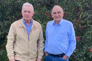 Reunión entre Álvaro Uribe y Humberto de la Calle en Antioquia 